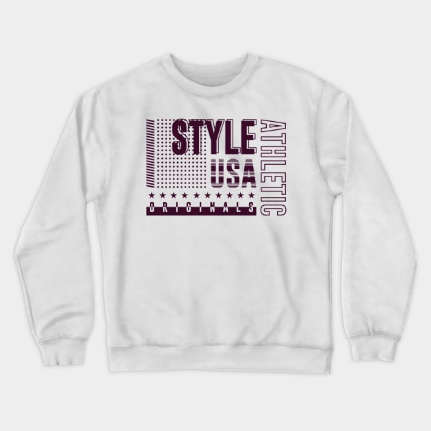 USA Urban Style Crewneck Sweatshirt by ArtsRocket